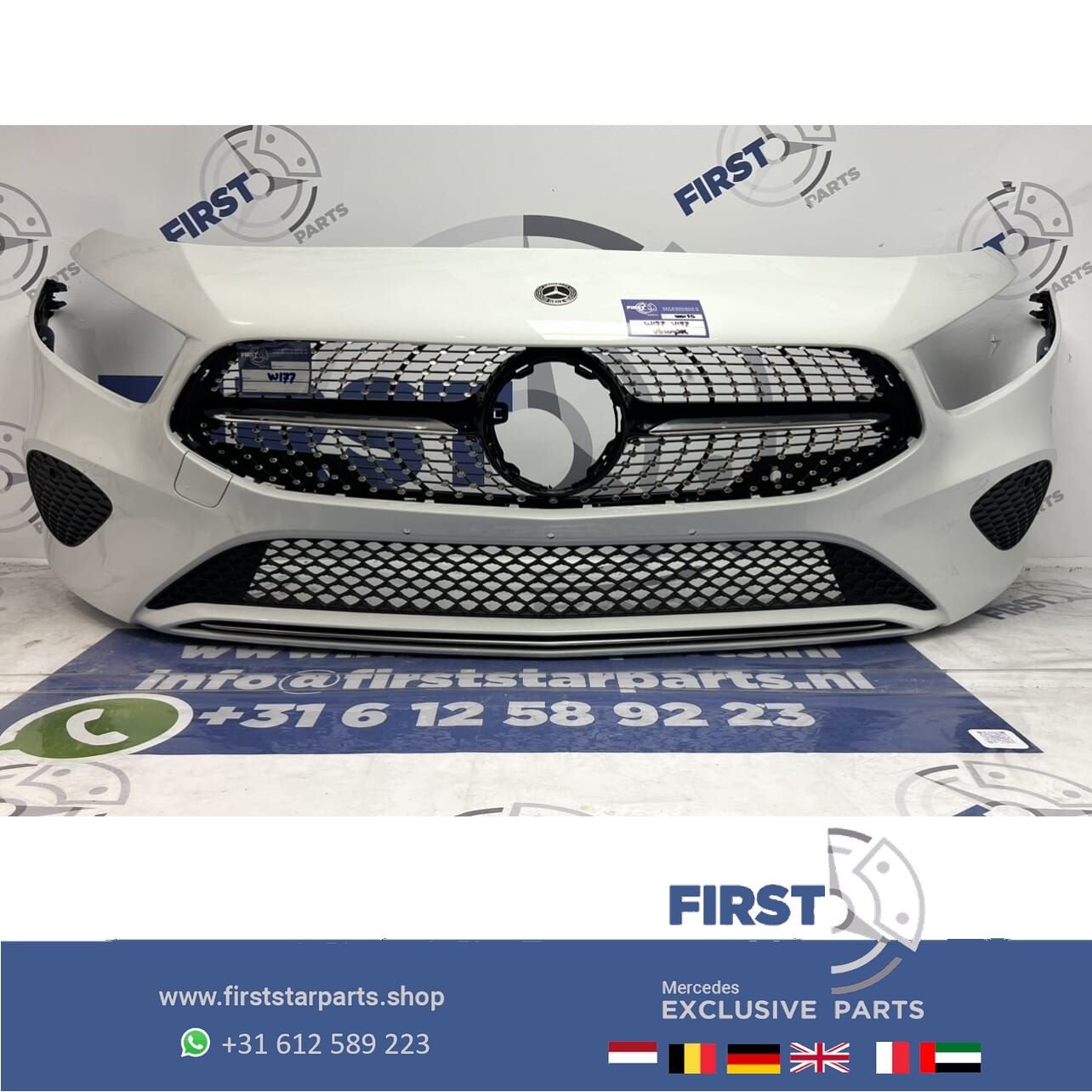 W177 A Klasse FACELIFT BUMPER 2023-2026 Mercedes VOORBUMPER, Auto-onderdelen, Gebruikt, -, Voor, Ophalen of Verzenden