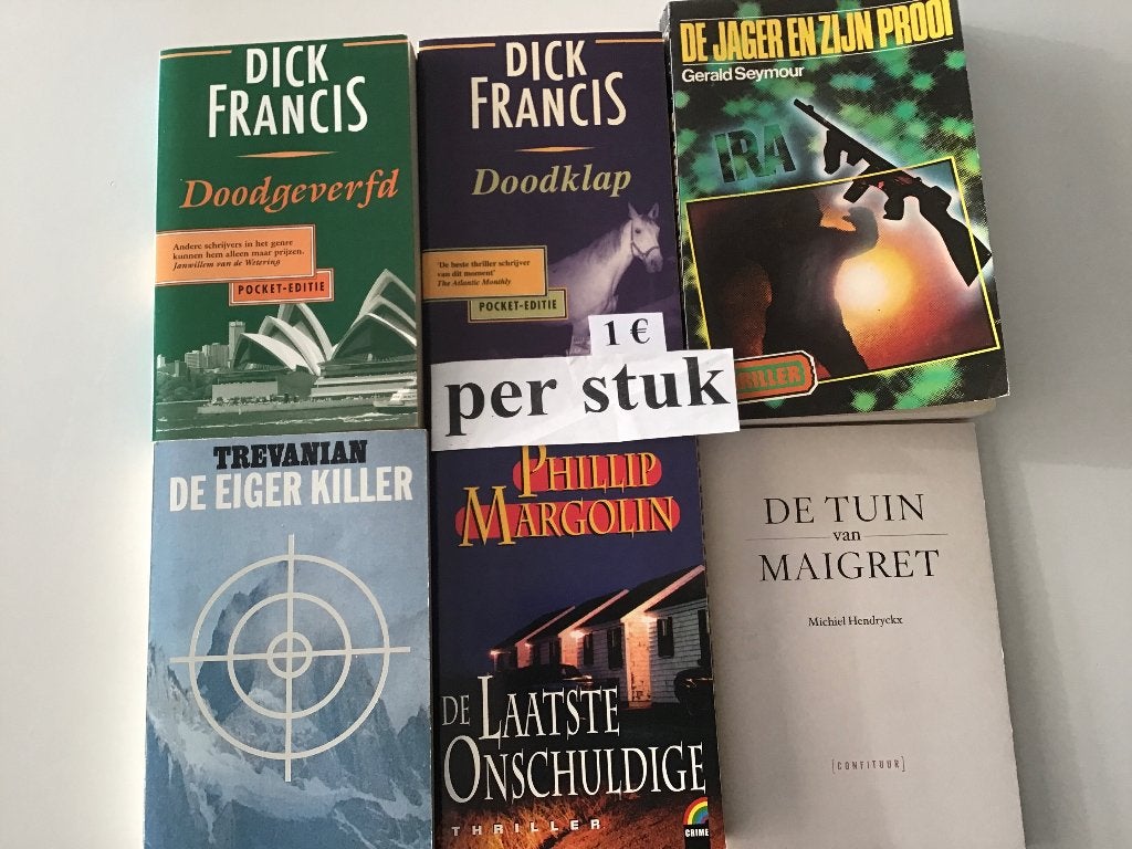 14 thrillers pour seulement 1 euro par livre, Enlèvement ou Envoi, Comme neuf