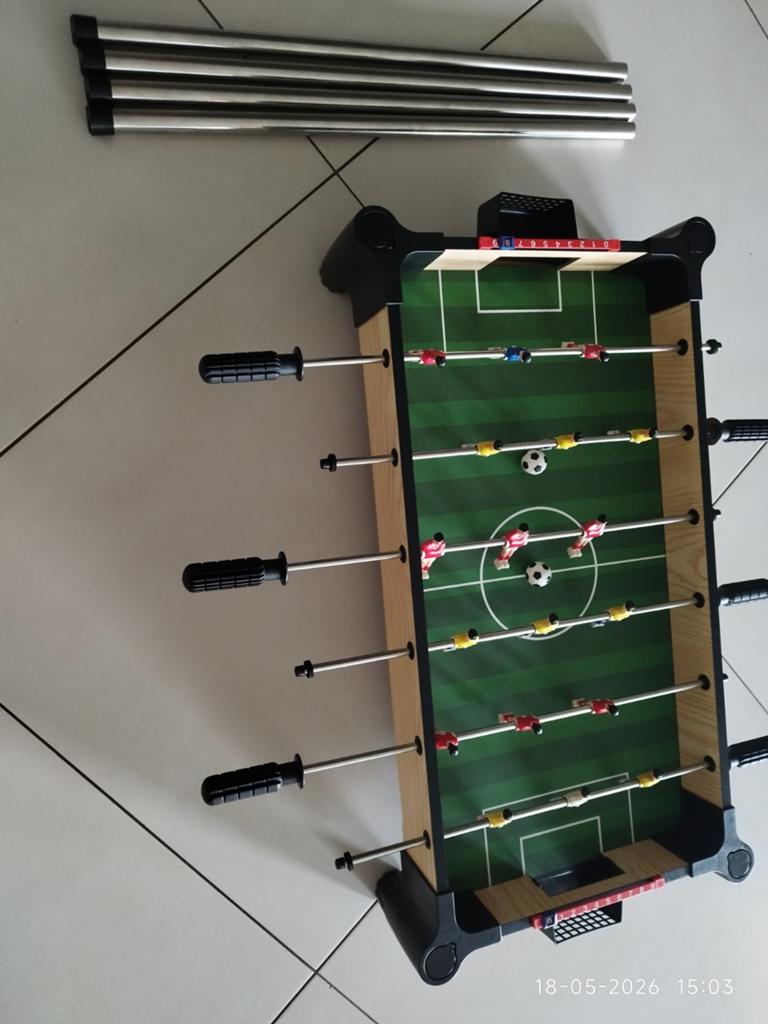 Voetbaltafeltje, Ophalen