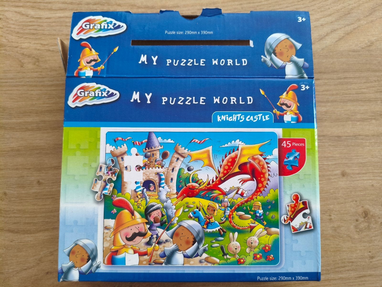 Puzzel ridderkasteel, Enlèvement ou Envoi, 10 à 50 pièces, Comme neuf