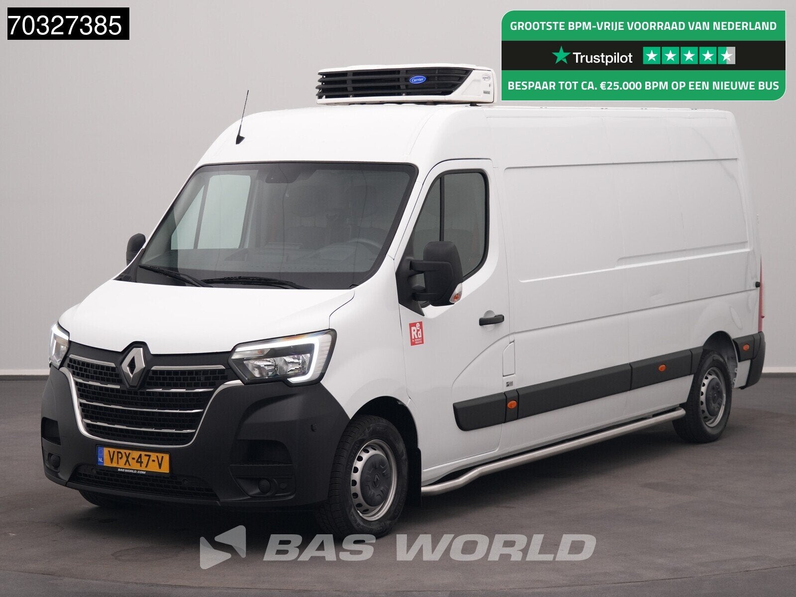Renault Master 135PK Koelwagen Carrier Xarios 350 L3H2 LED A, Achat, Euro 6, Entreprise, 3 places