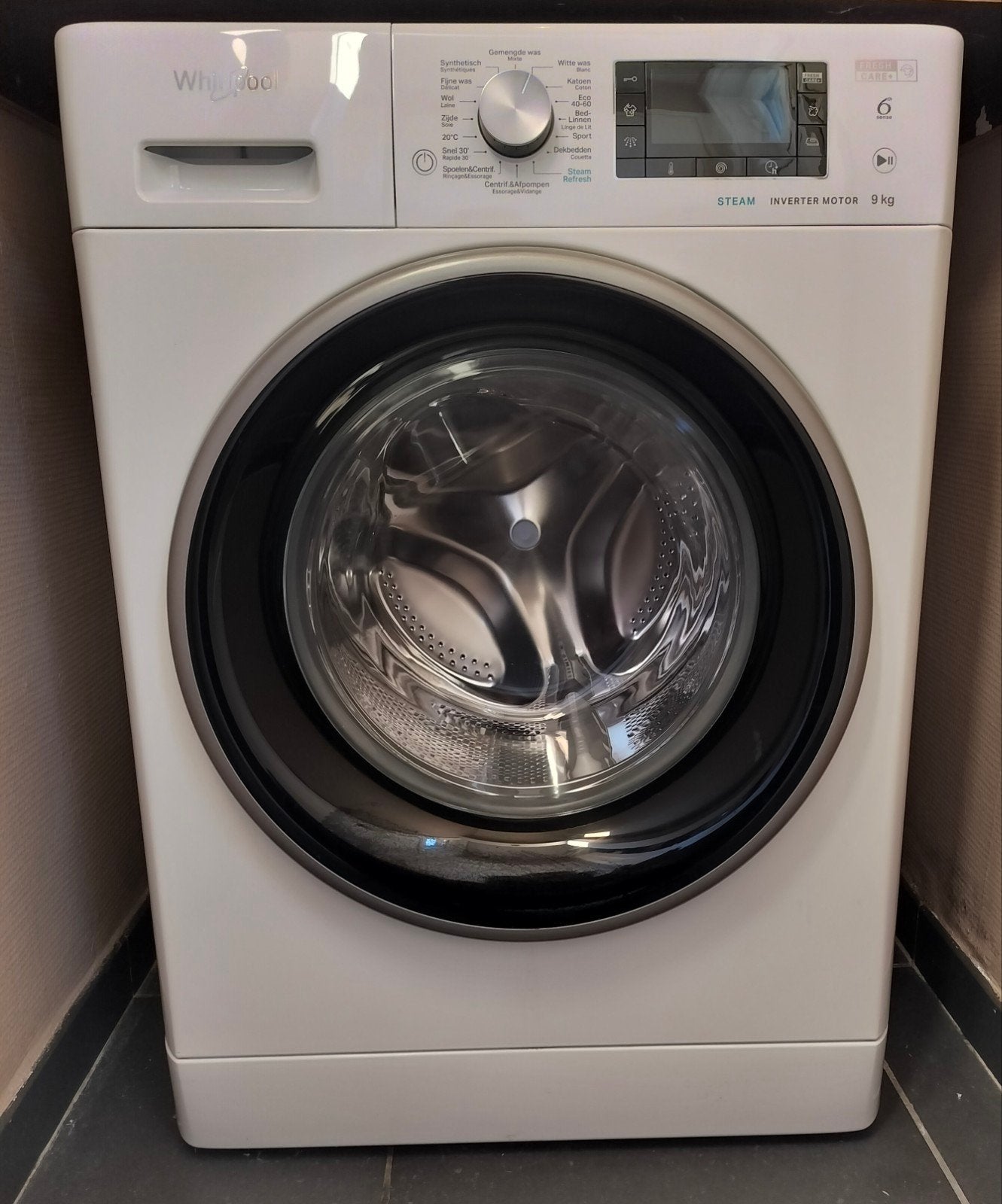 Whirlpool wasmachine 9 kg - Energieklasse A, Elektronische apparatuur, Ophalen