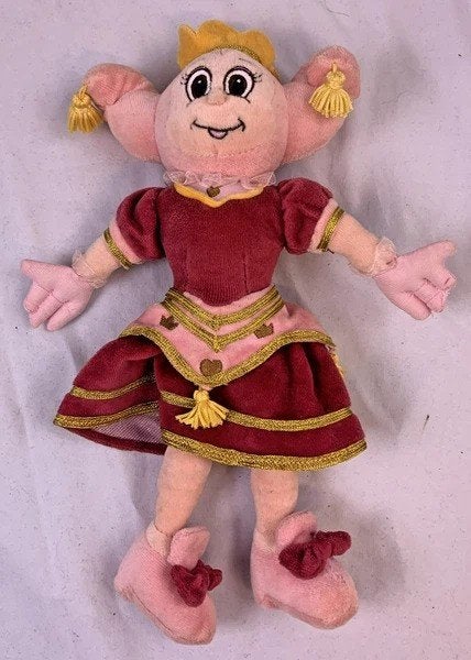 Efteling Prinses Pardijn pluche knuffel pop rood roze jurk, Overige merken, Verzenden, Overige typen, Zo goed als nieuw