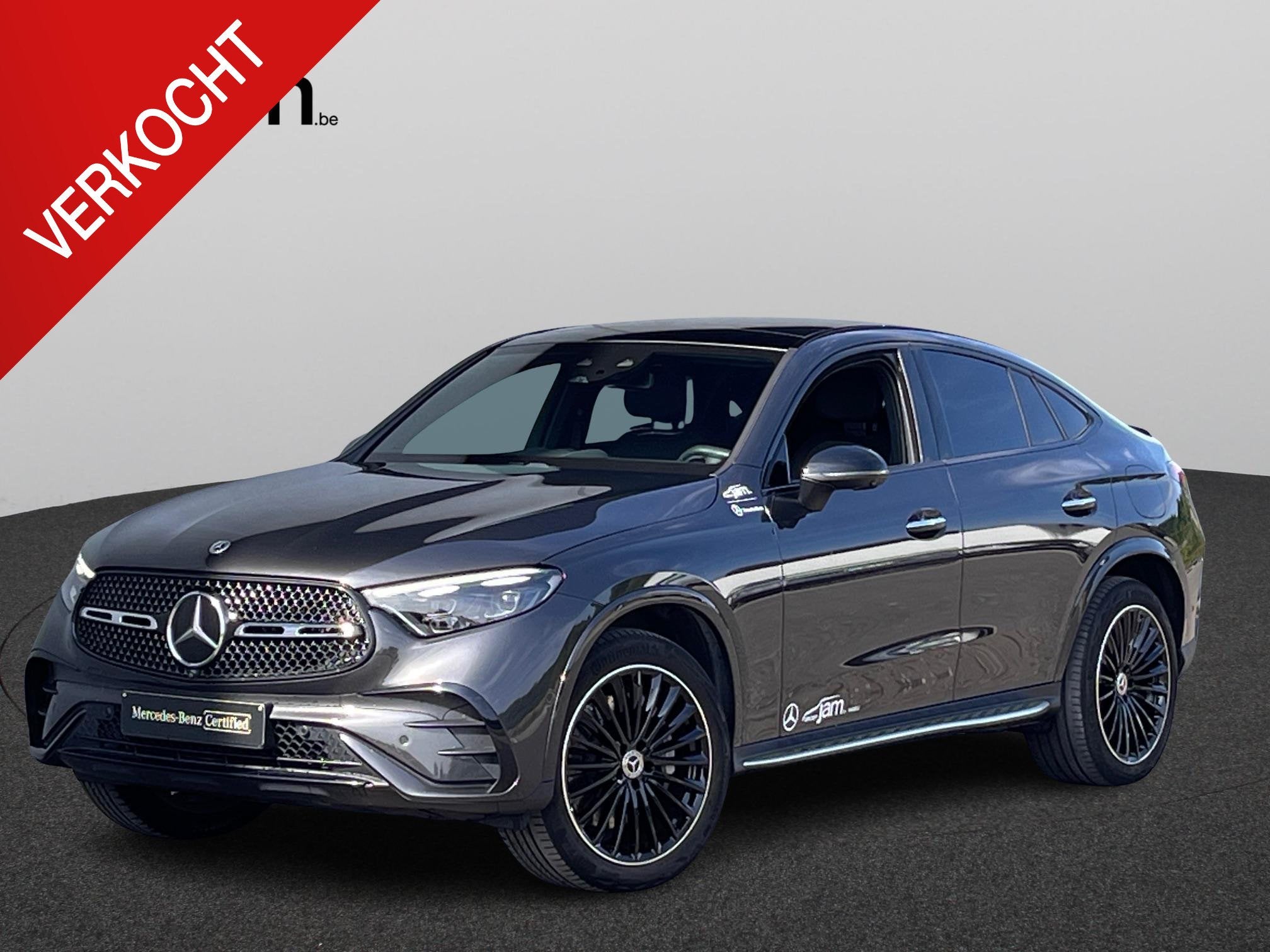 Mercedes-Benz GLC Coupé 300 e 4MATIC AMG Line, Auto's, Automaat, Stof, Gebruikt, Zwart