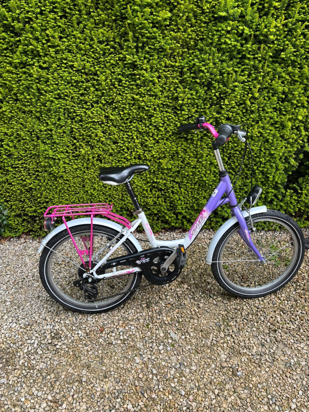Meisjesfiets BNB 20 inch, Fietsen en Brommers, Ophalen, Velgrem, Versnellingen, Zo goed als nieuw