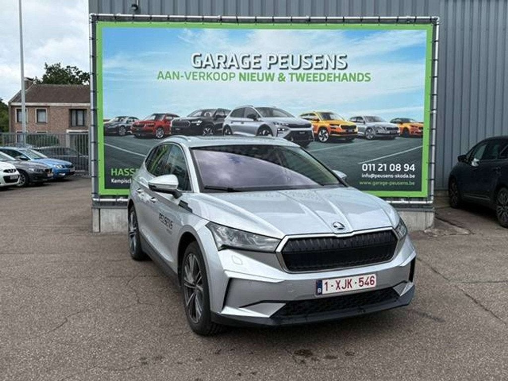 Skoda Enyaq iV 80 (bj 2023, automaat), Auto's, Skoda, Automaat, Gebruikt, Overige kleuren, 5 zetels