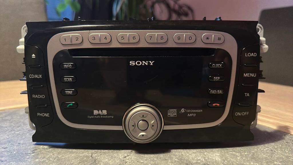 Autoradio DAB d'origine Ford Sony (Mondeo/Focus/S-Max), Enlèvement, Comme neuf