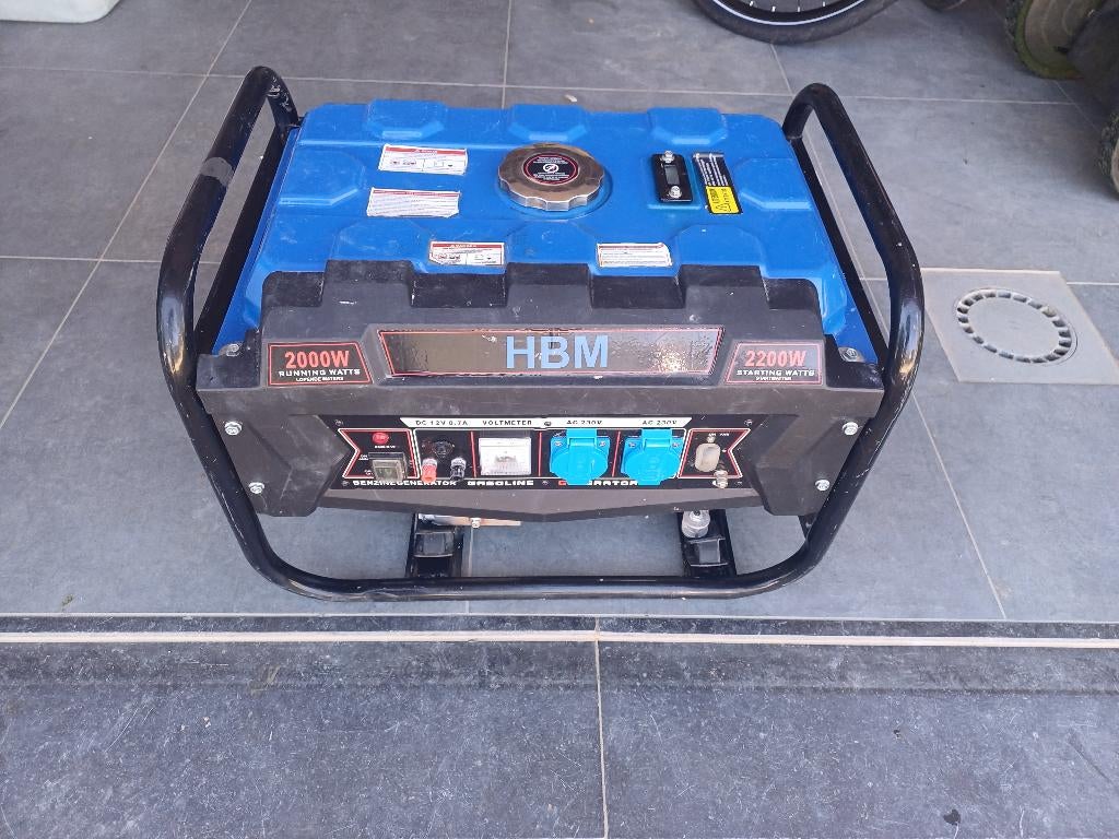 Stroomgenerator, Doe-het-zelf en Bouw, Aggregaten, Ophalen, Zo goed als nieuw, Benzine
