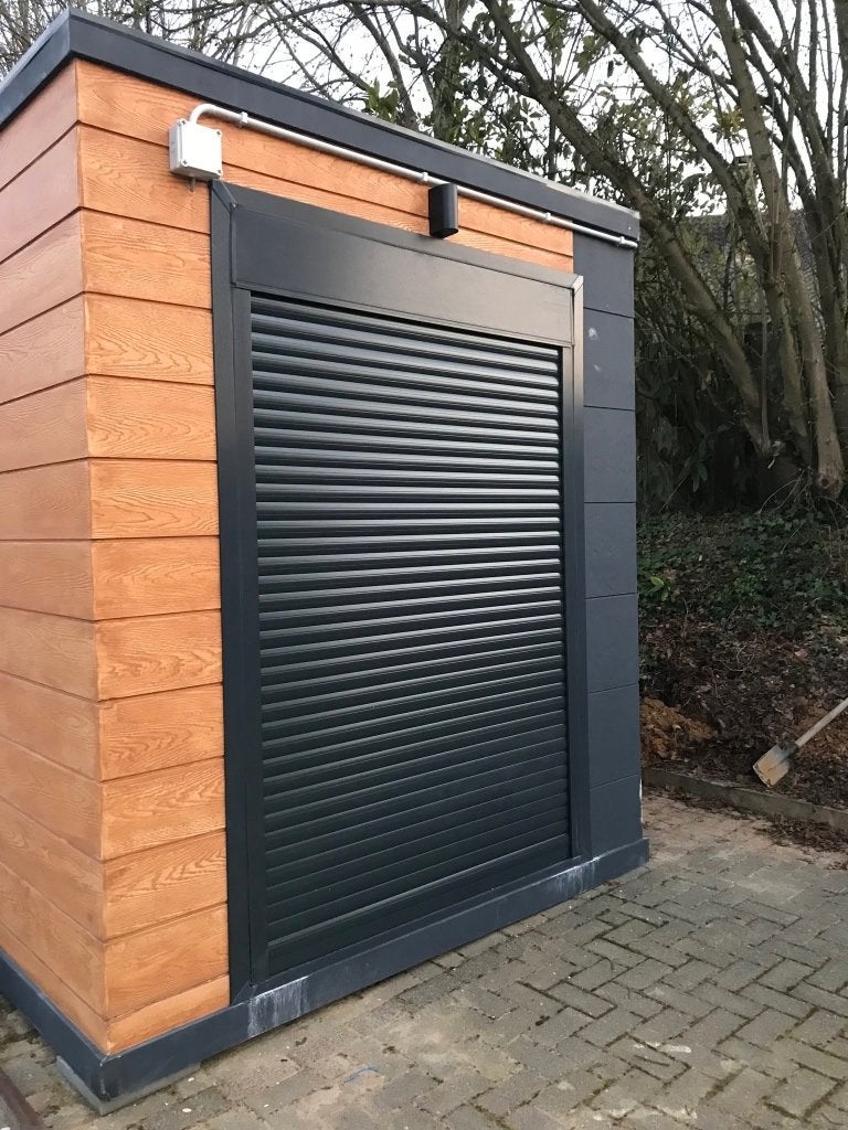 Unit container - praktijkunit, Ophalen