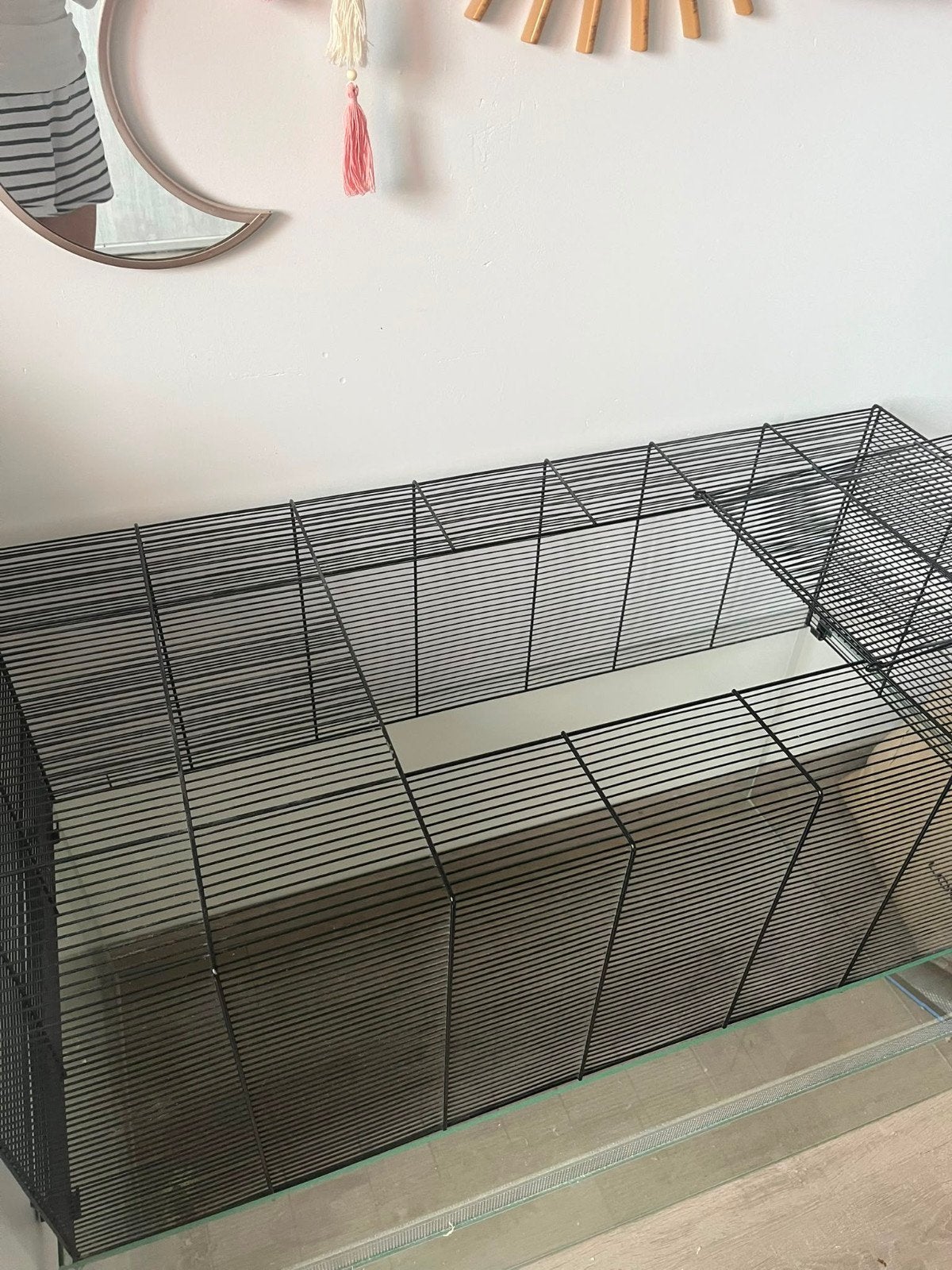 Ruime hamsterkooi / hamsterverblijf 98,5  48,5  71 cm, 75 à 110 cm, Cage, Enlèvement, Utilisé