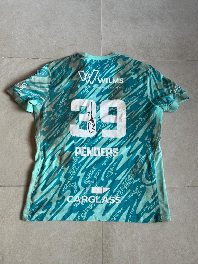Matchworn krc genk mike Penders, Enlèvement, Comme neuf, Maillot