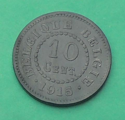 1915 10 centimes occupation, Timbres & Monnaies, Monnaies | Belgique, Envoi, Métal, Monnaie en vrac