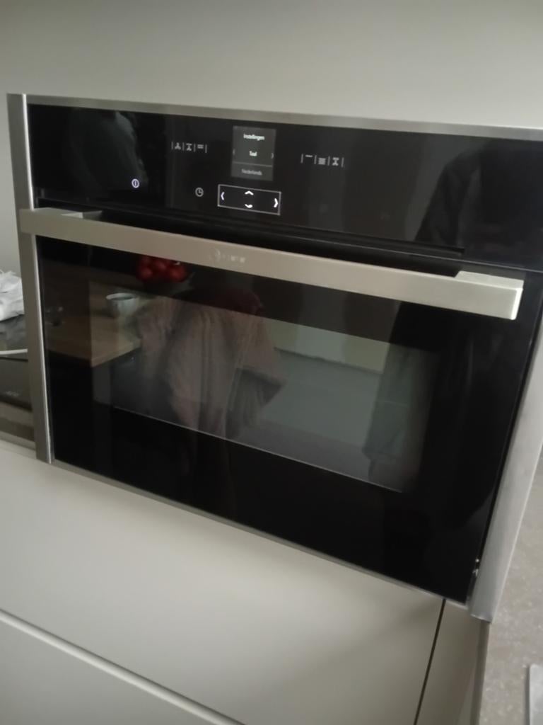 Luxe kwaliteits Combioven NEFF INBOUW, Ophalen, Hete lucht, Zo goed als nieuw, Inbouw