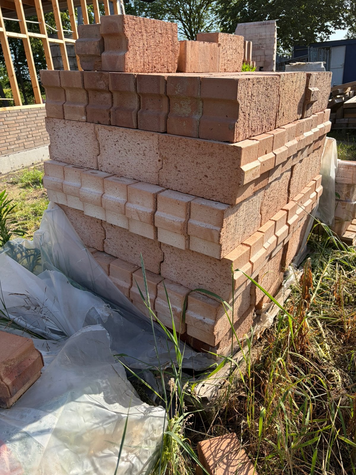 Poriso en Kalkzand stenen, Doe-het-zelf en Bouw, Metselstenen, Ophalen, Nieuw, Bakstenen