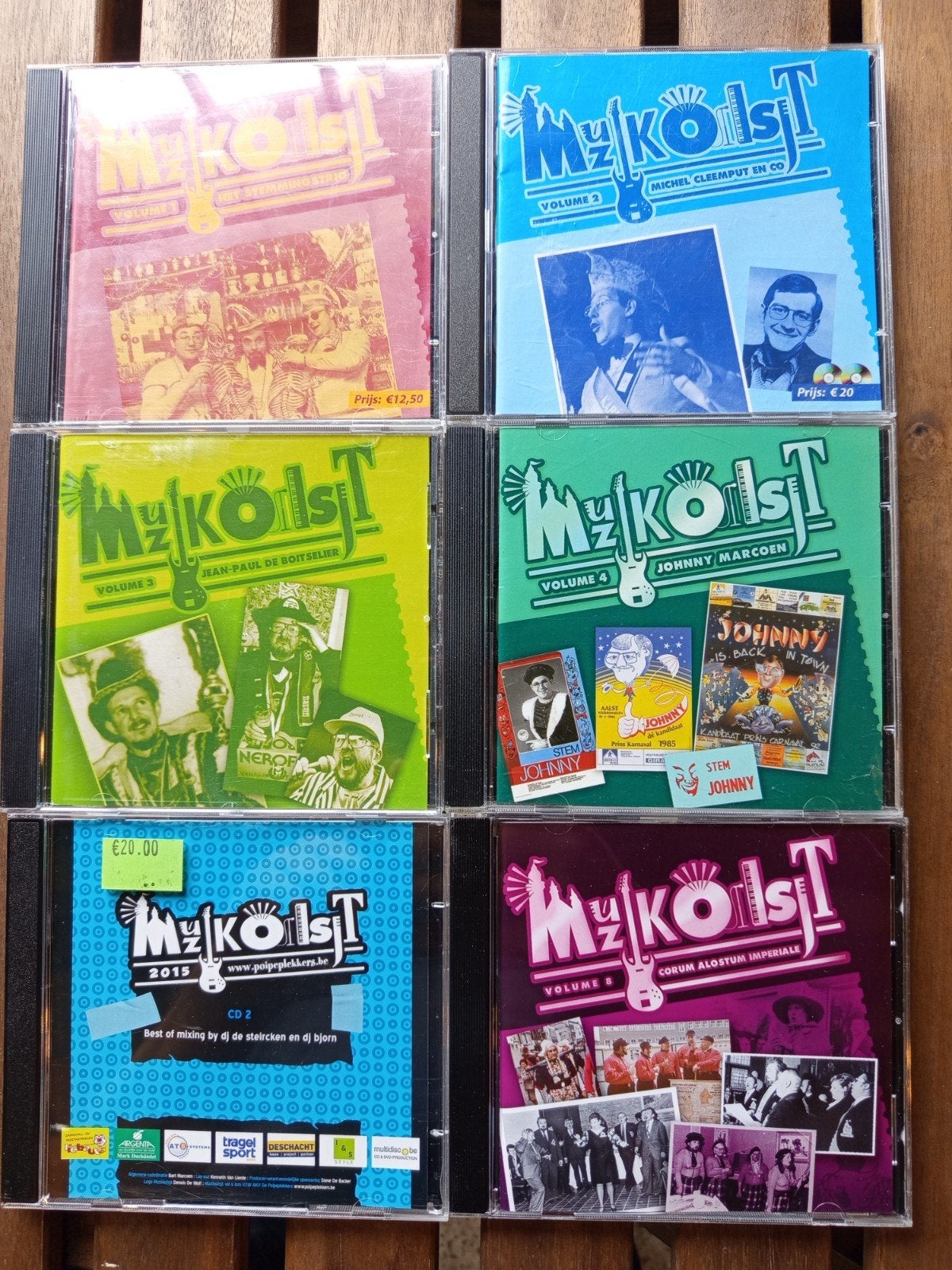 Aalst carnaval cd's muzikoilsjt, Ophalen