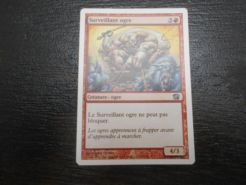 magic card The gathering creature surveillant ogre, Enlèvement ou Envoi, Neuf