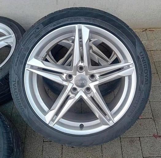 Velgen zomerbanden Audi A4 B8 B9 S-Line 18inch 5x112 4mm 🚖, Ophalen