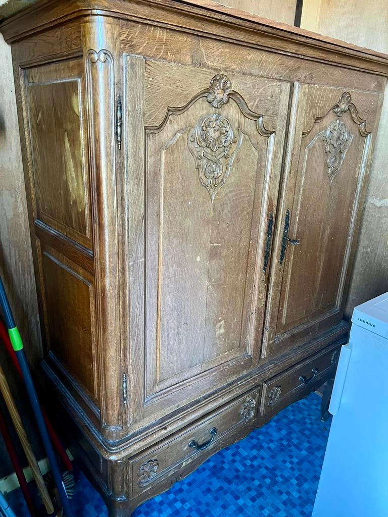 Frans/Louis XV-stijl linnenkast, Antiek en Kunst, Antiek | Meubels | Kasten, Ophalen