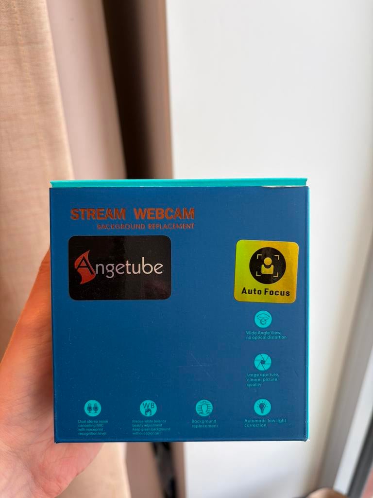 Stream webcam Angetube, Informatique & Logiciels, Webcams, Enlèvement, Comme neuf