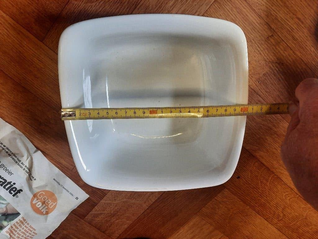 vierkante keramieken ovenschotel 20cm, hoogte 9 cm nieuw, Ophalen of Verzenden, Nieuw