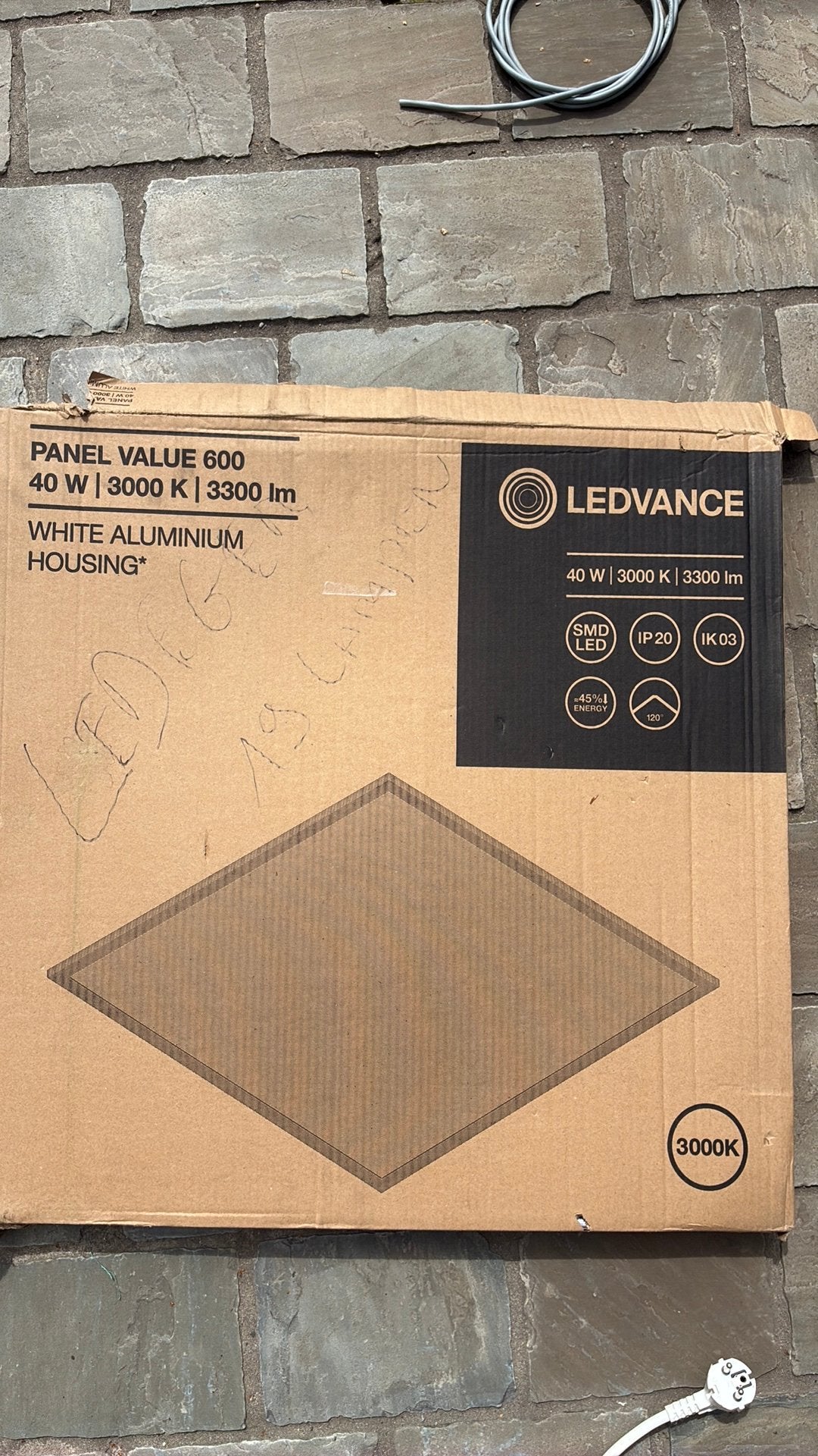 LEDVANCE Panel Value 600 LED-paneel, LEDVANCE, Ophalen, Zo goed als nieuw, LED