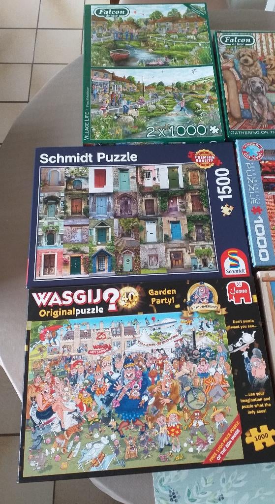 puzzels divers, Enlèvement ou Envoi, 500 à 1500 pièces, Comme neuf, Puzzle