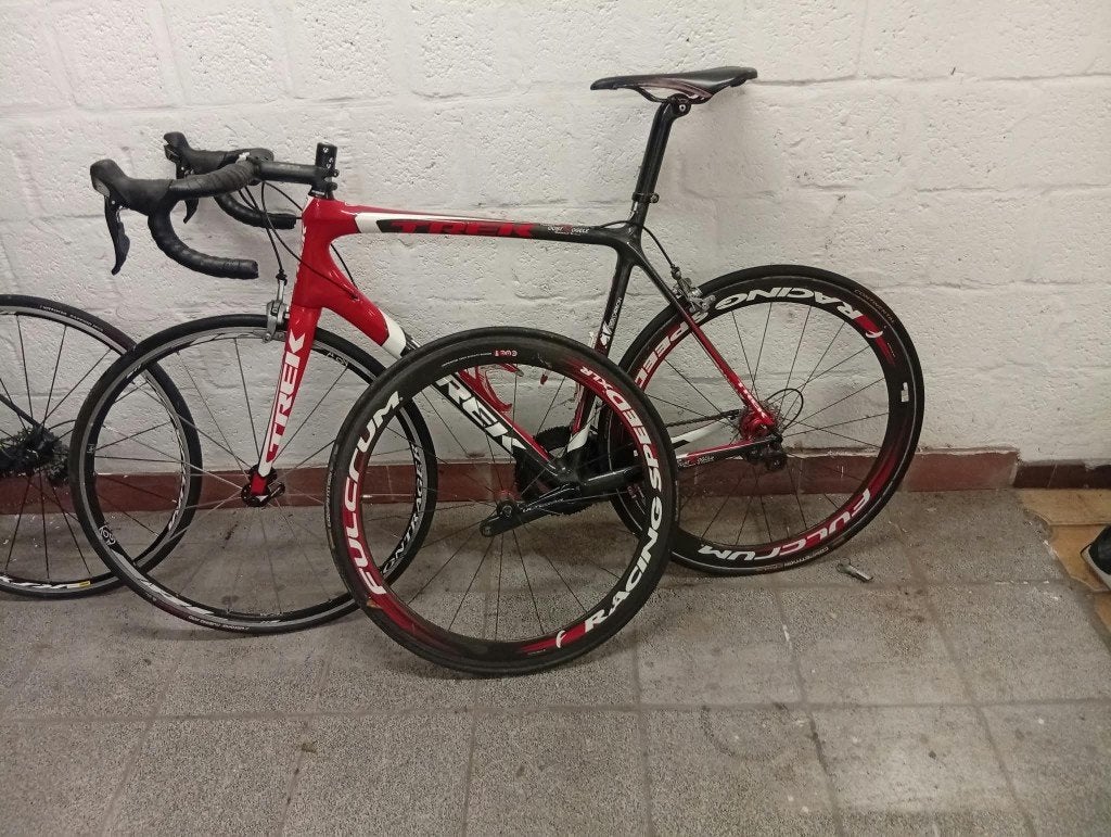 Fuji SL 1.1 & Trek madone  (Los of als Combi Deal), Gebruikt, Carbon, Heren, 57 tot 61 cm