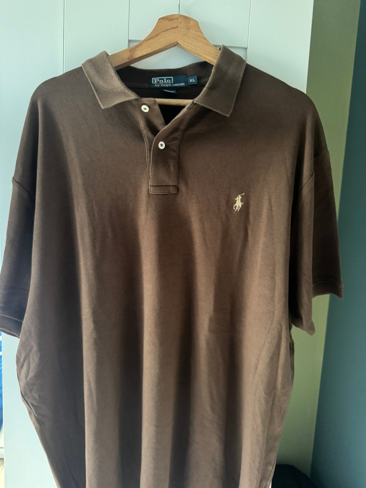 Ralph Lauren Polo Shirt Brown XL – Classic Old Money, Ophalen of Verzenden, Zo goed als nieuw, Maat 56/58 (XL)