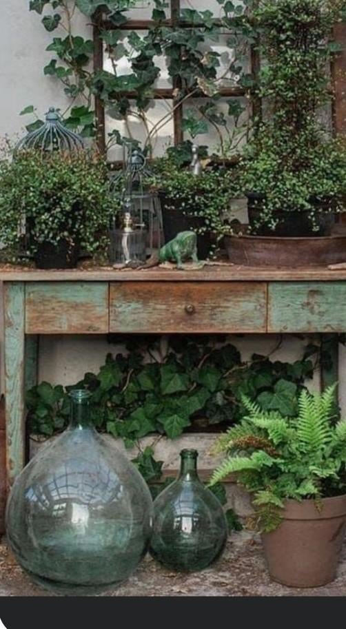 Dame Jeanne gistfles, Tuin en Terras, Ophalen