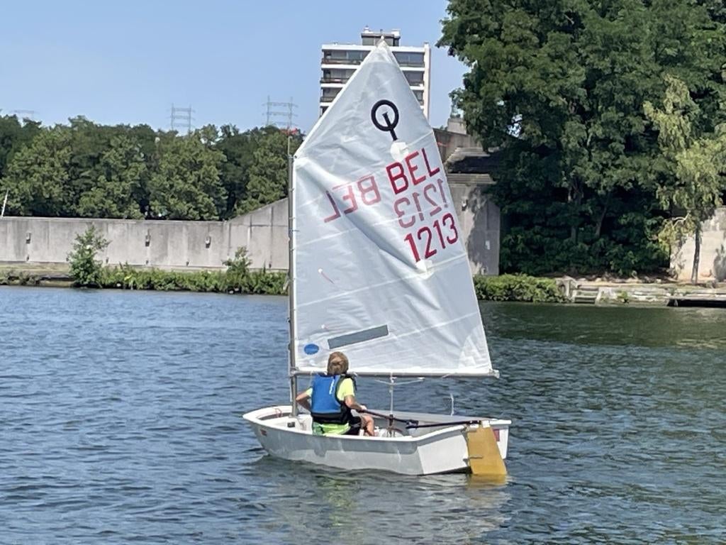 Winner Optimist Bel1213 avec carnet de jauge, Enlèvement, Utilisé, Optimist