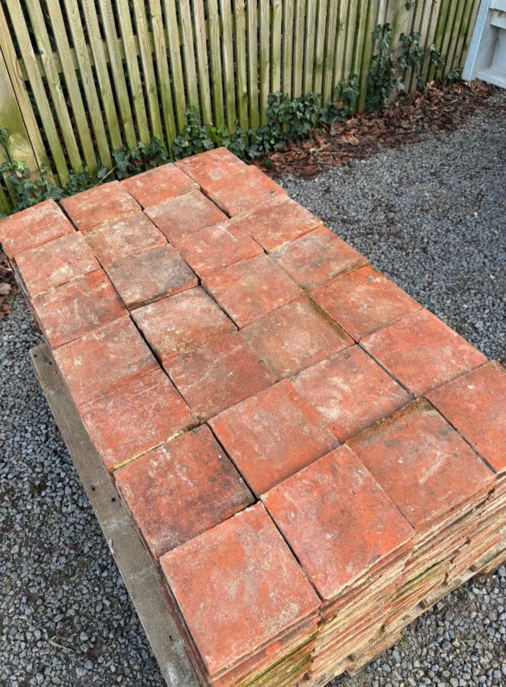Lot Antieke terracotta tegels. Voor info BELLEN 0474220705, Ophalen