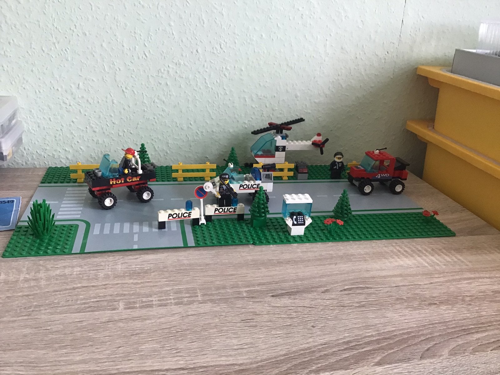 Lego road block runners( oudere set), Ophalen of Verzenden, Zo goed als nieuw, Lego