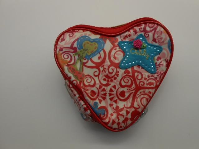 oilily toilettas met handvat & spiegeltje, Ophalen of Verzenden, Gebruikt, Roze, Meisje