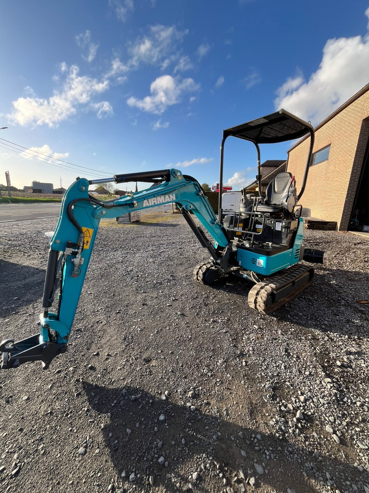 Graafmachine Airman AX19u  slechts 800u !! Compleet, Articles professionnels, Enlèvement