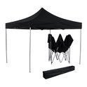 PARTYTENT VOUWBAAR 300X300XH250CM ANTRACIET, Jardin & Terrasse, Tonnelles, Tente de réception, Pliable, Moins de 4 mètres, Comme neuf
