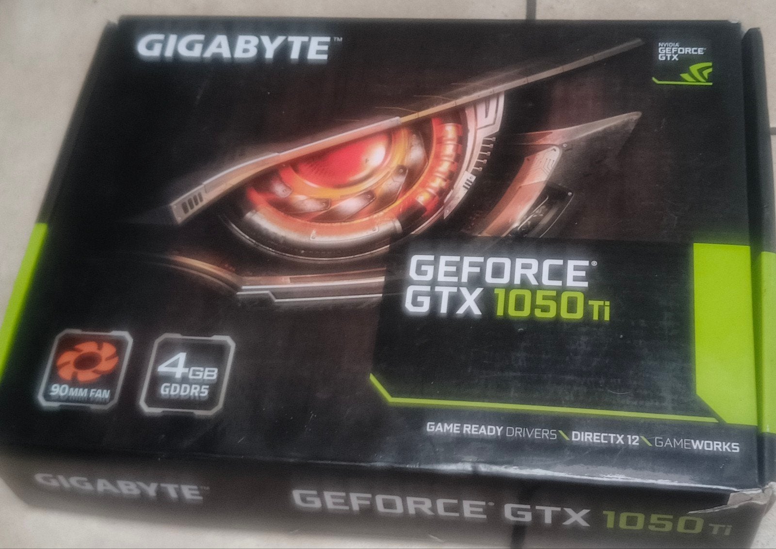 Gigabyte GTX 1050 Ti 4GB OC grafische kaart (perfecte staat), Computers en Software, Videokaarten, HDMI, Ophalen of Verzenden