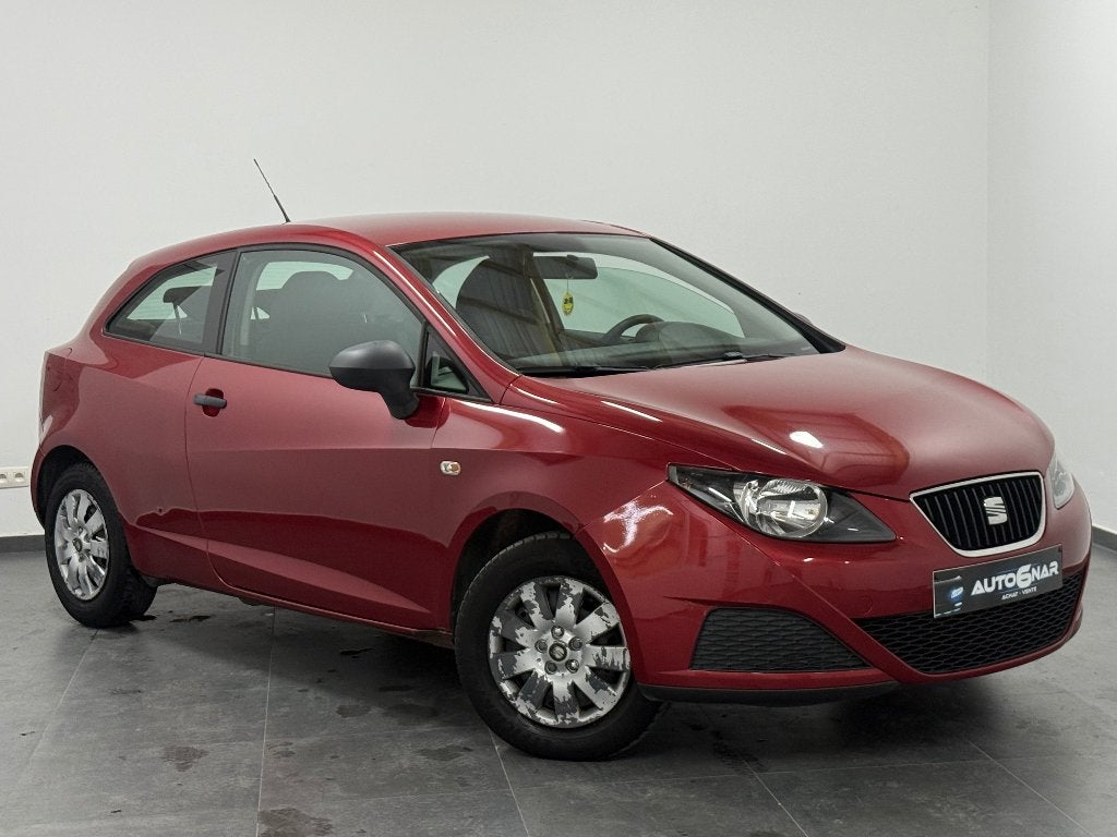 SEAT Ibiza 1.2i Euro5 - Airco - Carnet, Autos, Seat, Rouge, Euro 5, Achat, Entreprise