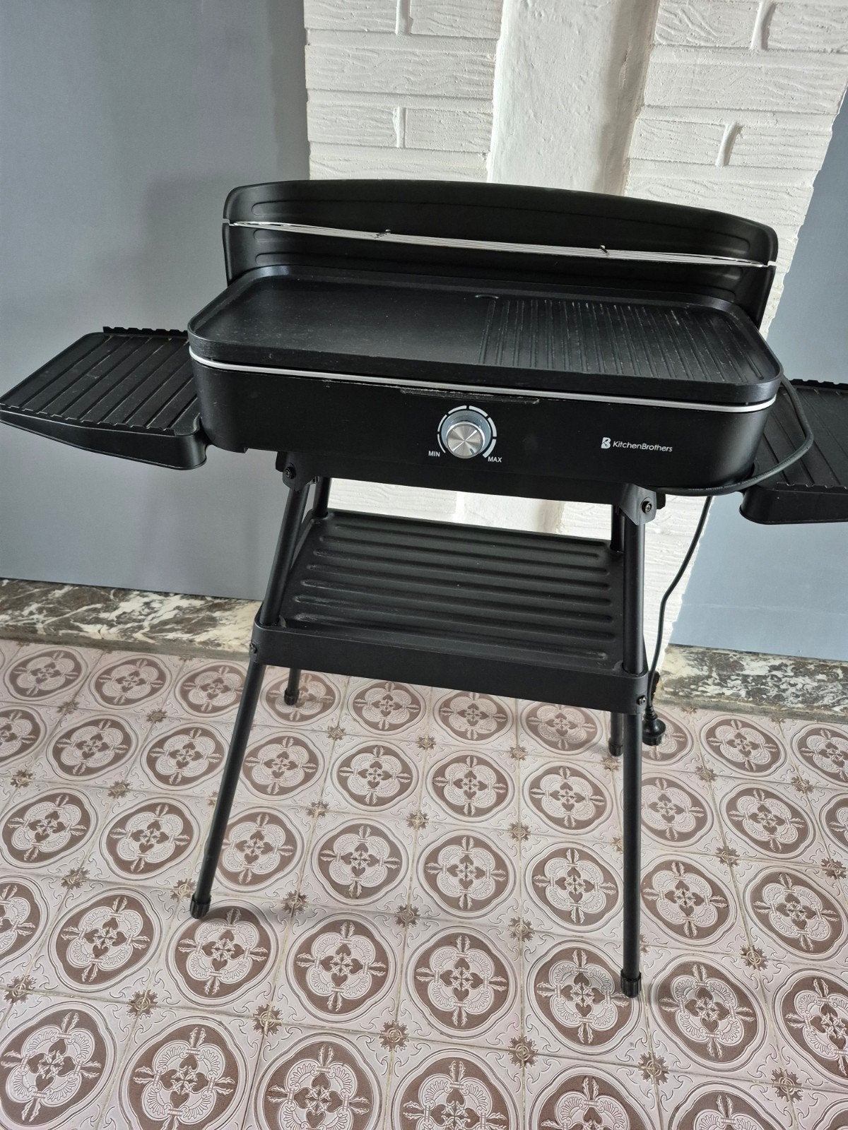 elektrische bbq, Ophalen