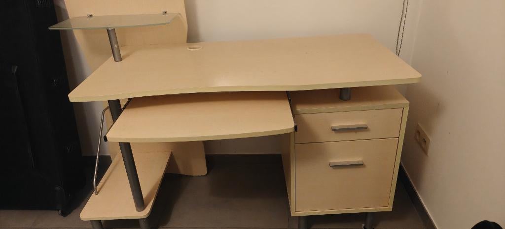 bureau, Huis en Inrichting, Ophalen, Gebruikt, Spaanplaat of MDF, Computerbureau