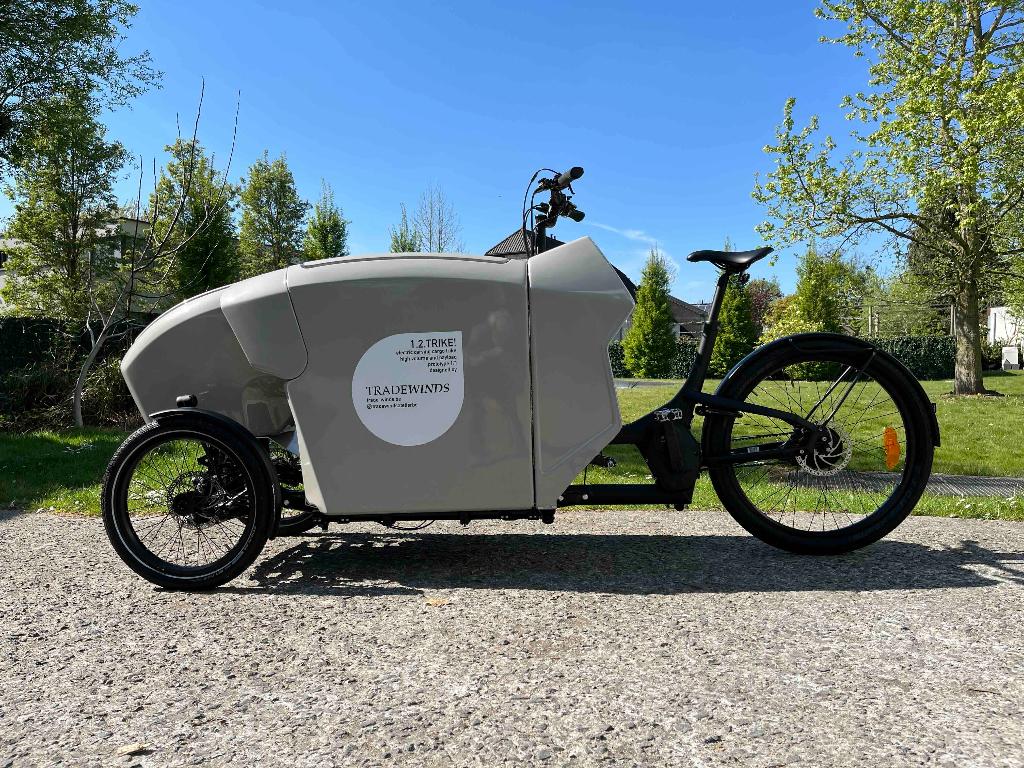 Vélo cargo électrique de la marque HNF Nicolai, Vélos & Vélomoteurs, Vélos | Tricycles, Comme neuf, Frein à disque, Enlèvement