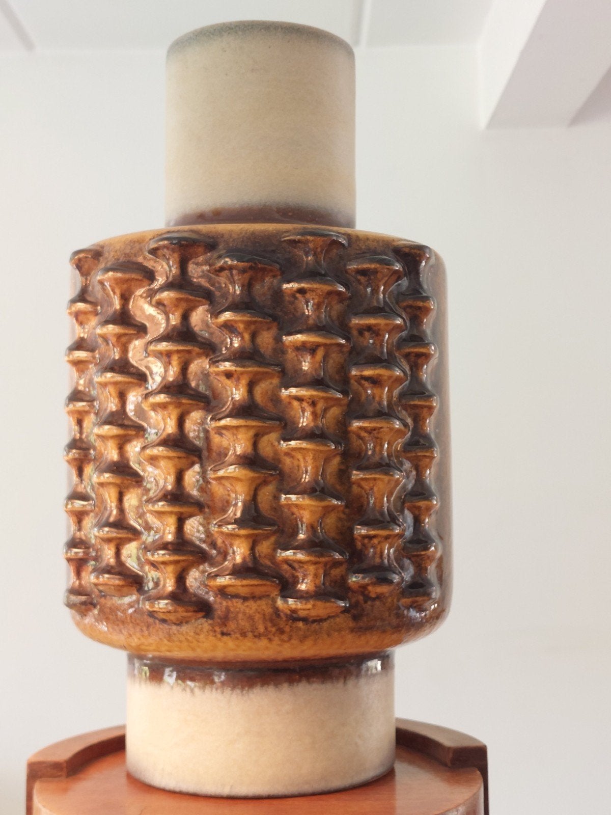 Grote vaas Carstens Tönnieshof W-Germany model Beehive 40 cm, Ophalen of Verzenden