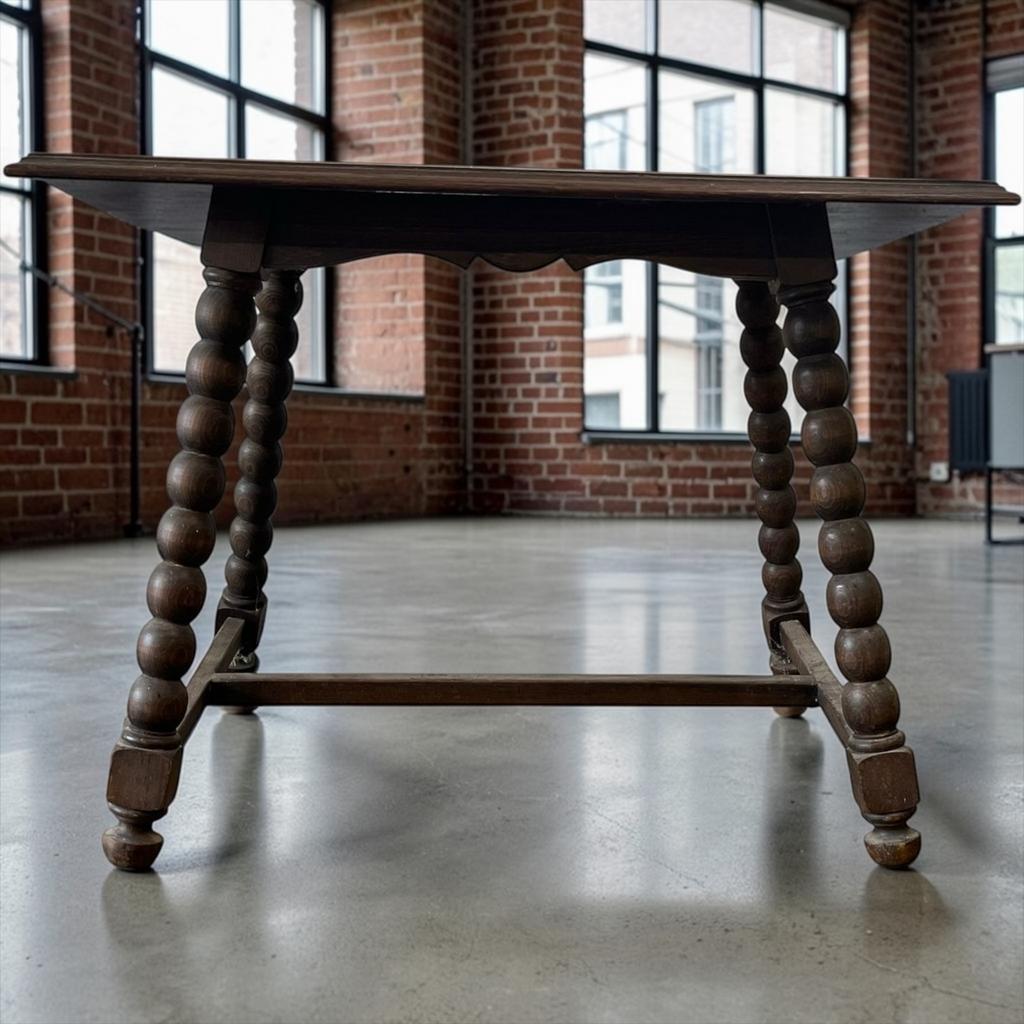Table d'appoint vintage en bois marron/petite table basse/, Envoi
