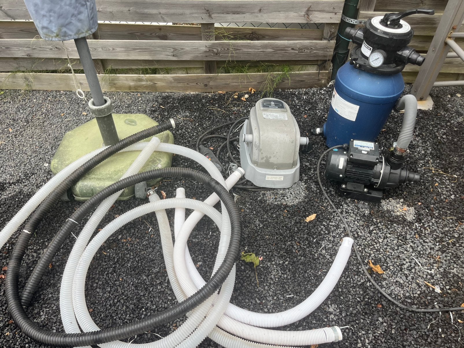 Zwembadfilter en verwarming, Tuin en Terras, Zwembad-toebehoren, Ophalen, Zo goed als nieuw, Verwarming