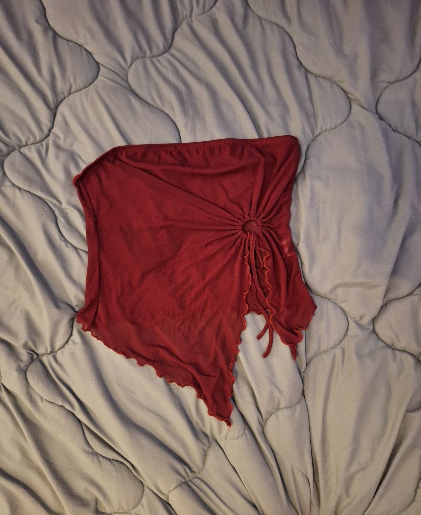 Lot: 6 T-shirts, Korte mouw, Gedragen, Rood, Andere