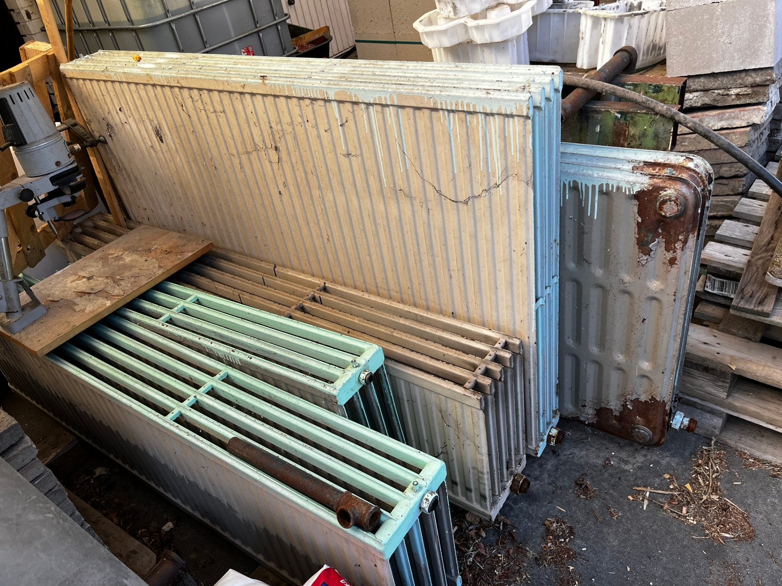 Oude radiatoren, Ophalen, Gebruikt, Radiator