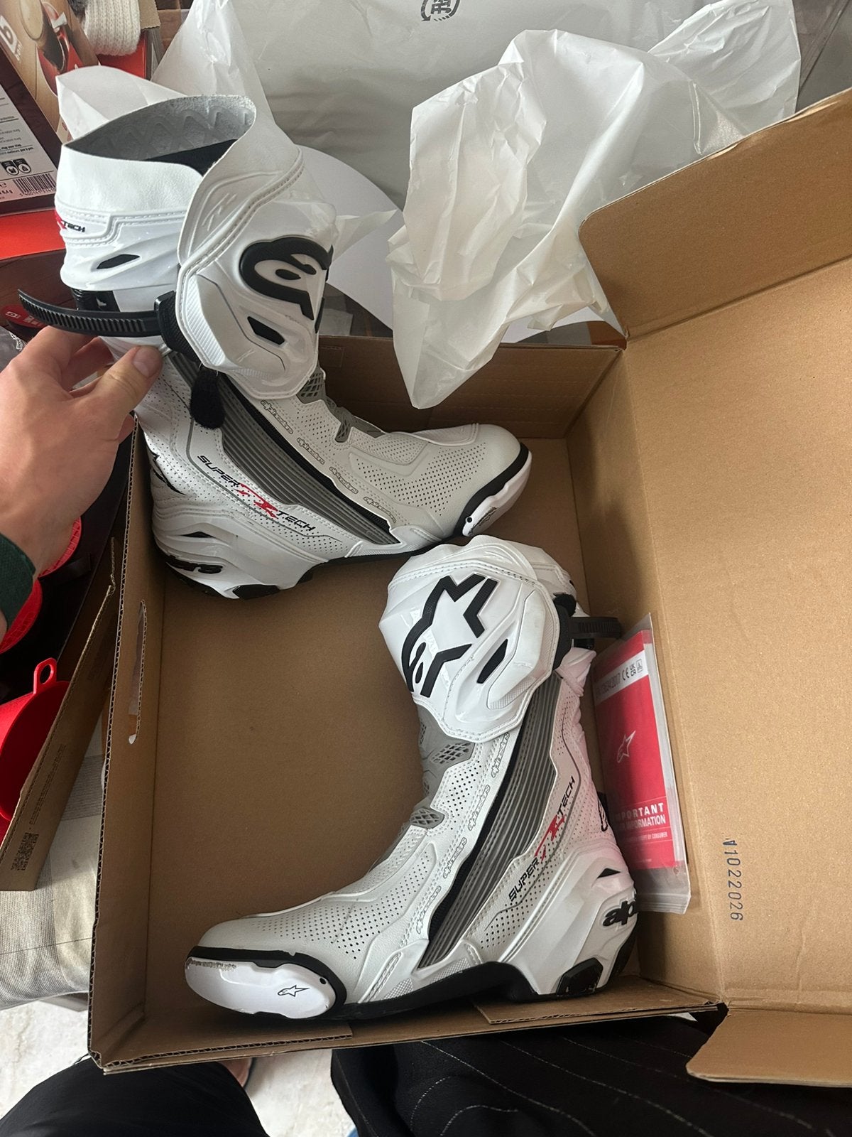 Alpinestars Supertech R Vented Boots, Motoren, Ophalen of Verzenden