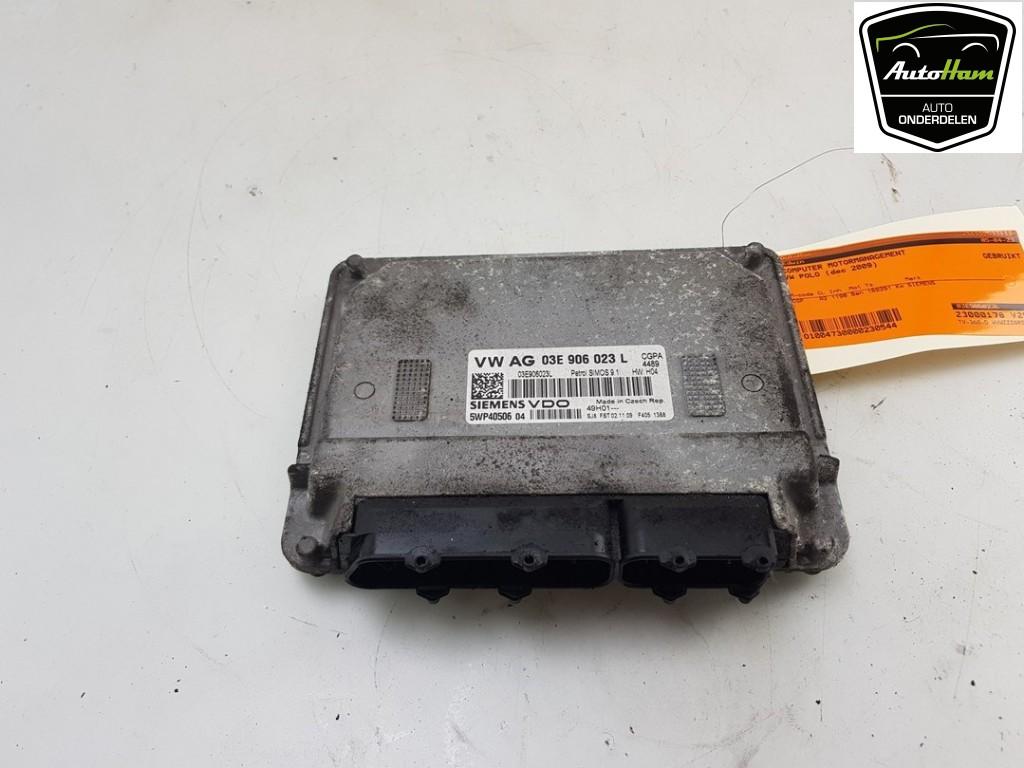 COMPUTER MOTOR Volkswagen Polo V (6R) (|03E906023L|), Auto-onderdelen, Elektronica en Kabels, Volkswagen, Gebruikt