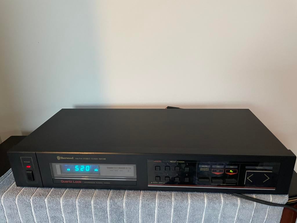 Sherwood TDI-30B tuner – AM/FM digital synthesizer – vintage, Enlèvement ou Envoi, Utilisé