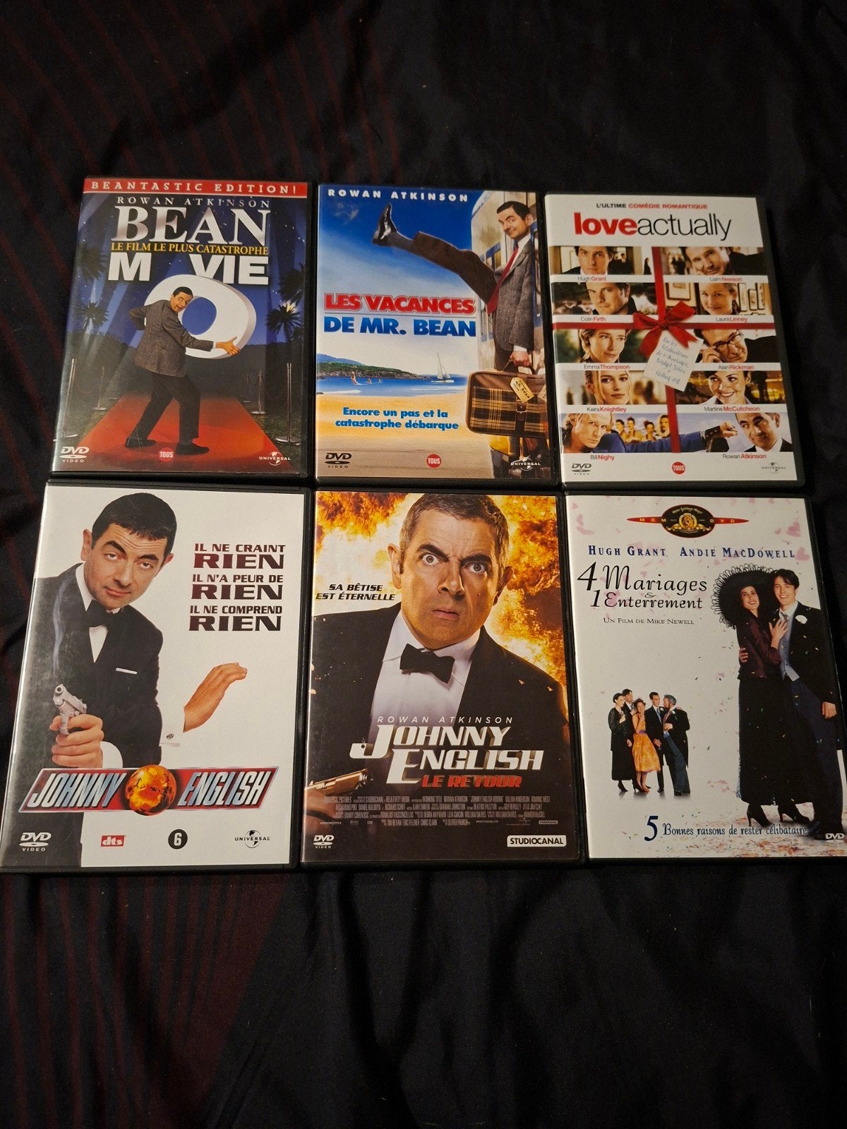 Te koop 6 dvd's Rowan Atkinson Mr Bean, Actiekomedie, Inclusief doosje, Ophalen of Verzenden, Zo goed als nieuw
