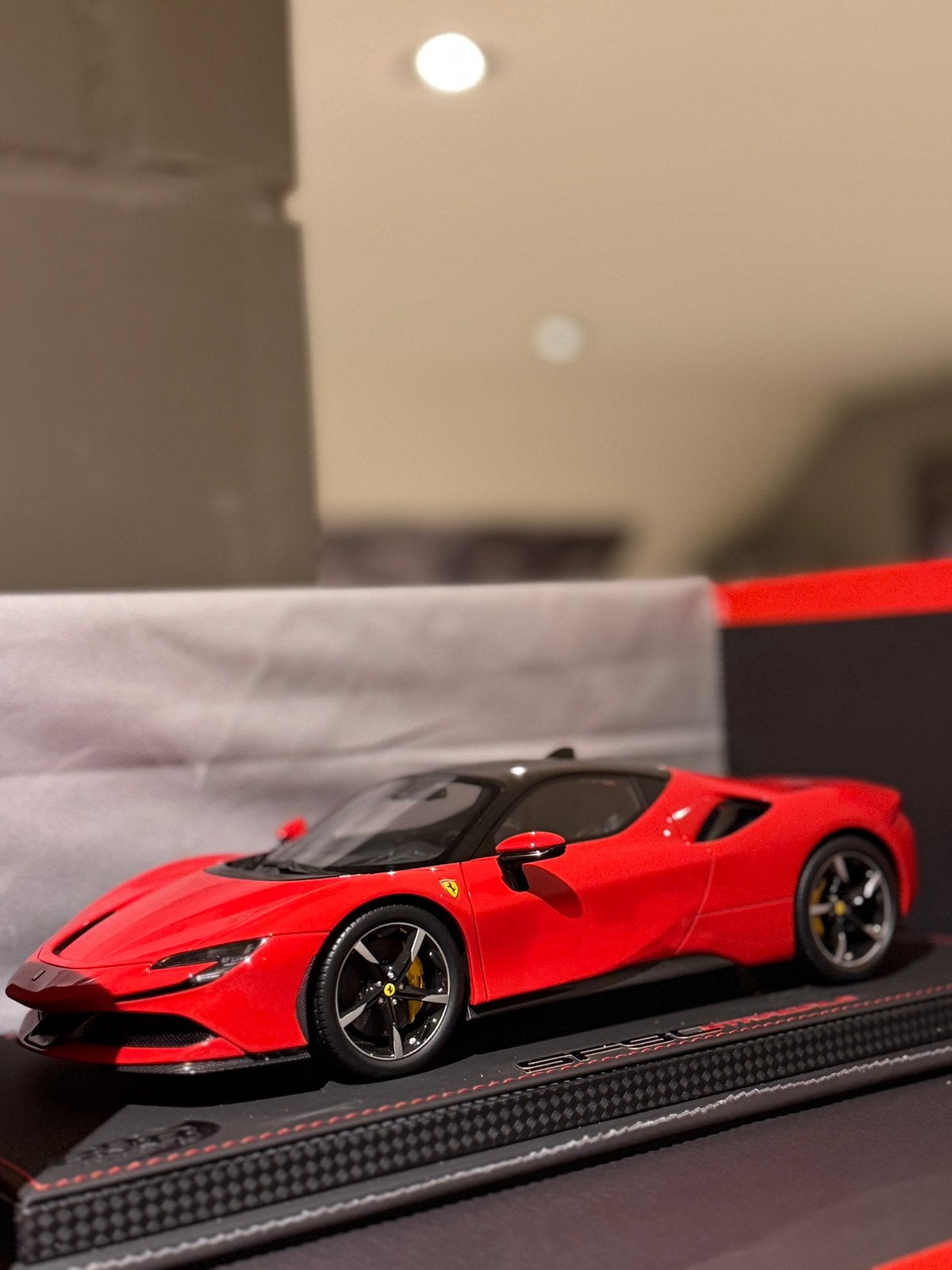 BBR Ferrari SF90 stradale 1 of 210, Ophalen of Verzenden, Zo goed als nieuw